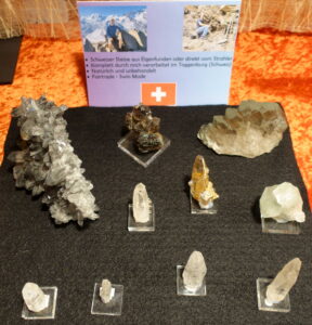 Bergkristalle, Gwindel und Stufen direkt vom Strahler, Aus der Schweiz
